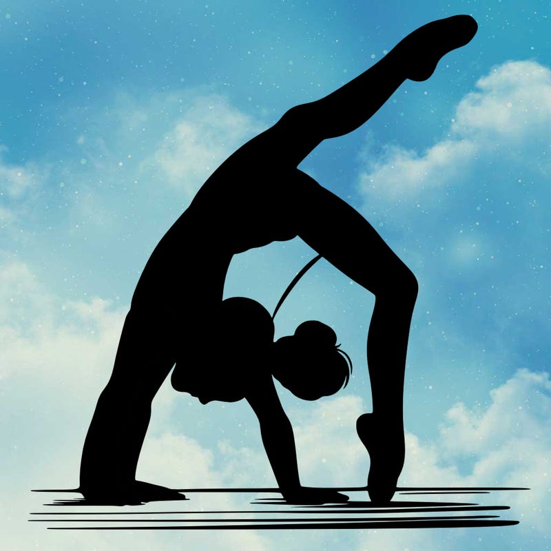 girl doing gymnastics