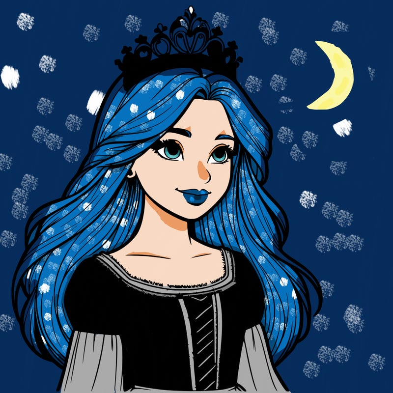 a realistic medieval princess with a tiara