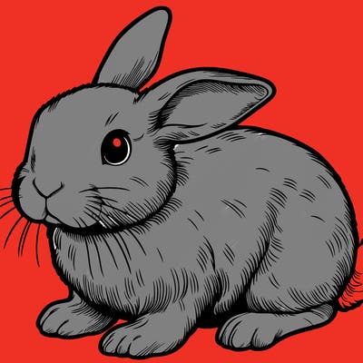 realistic bunny