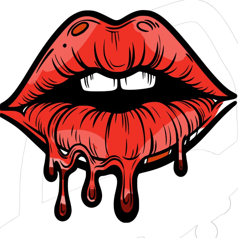 lips that look realistic and drip