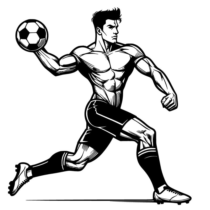 cristiano ronaldo hitting a ball