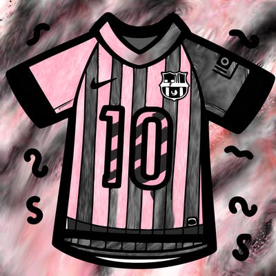 barcelona jersey number 10