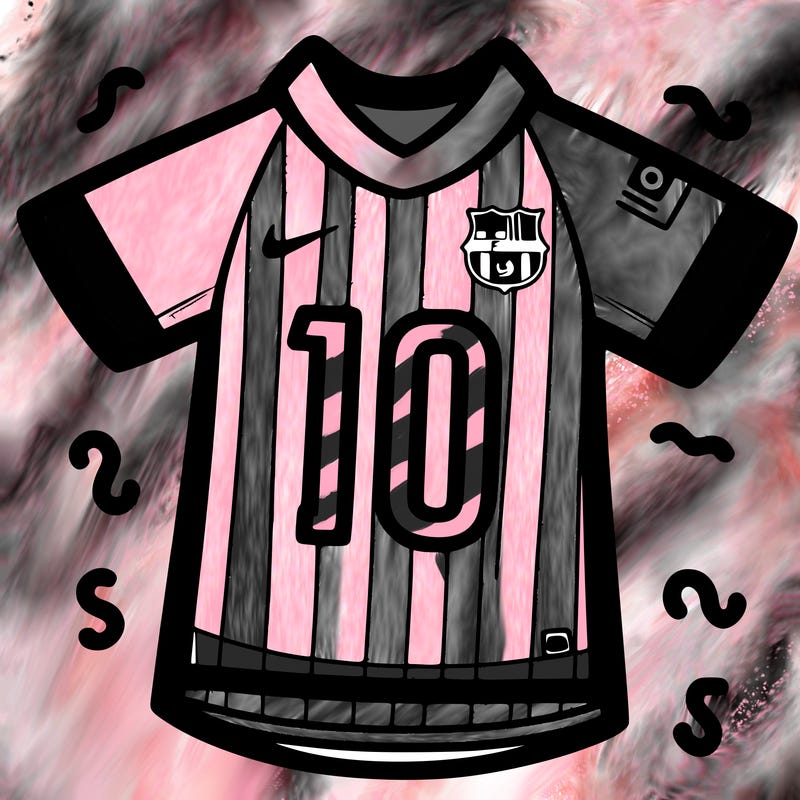 barcelona jersey number 10