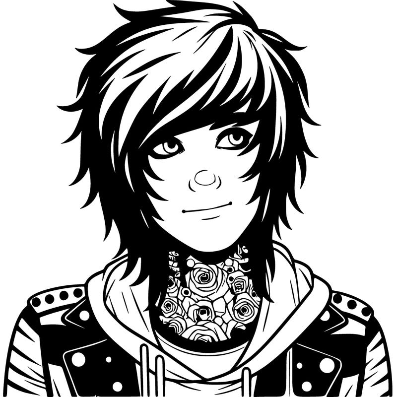 realistic emo johnnie guilbert