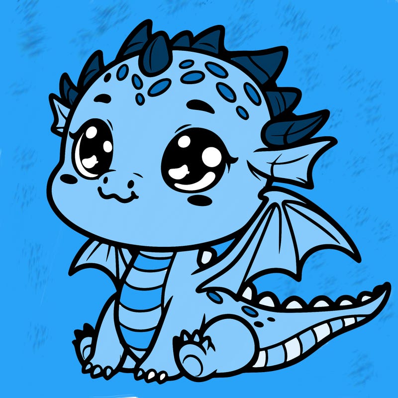 cute baby dragon
