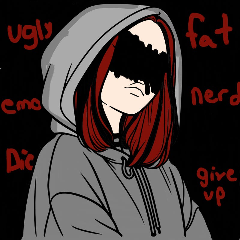 a realistic girl in a hoodie