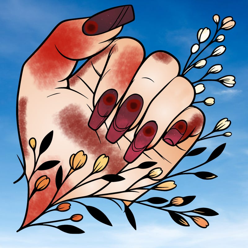 nails with french tip