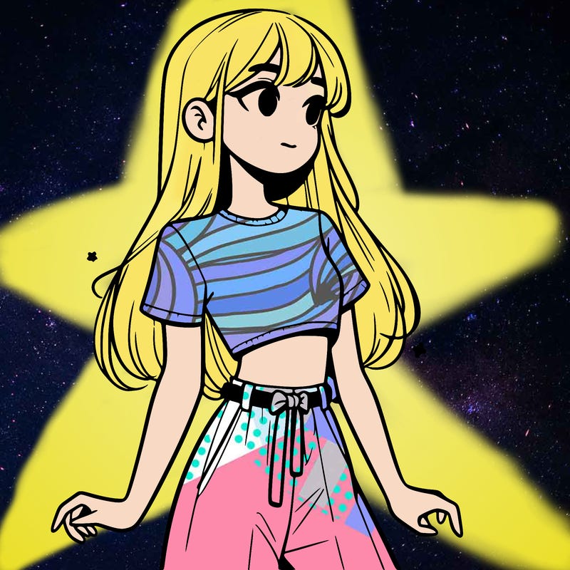 girl in a cute crop top