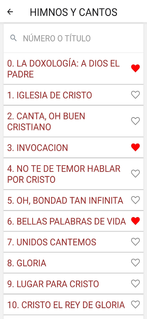 IGLESIA DE CRISTO HIMNARIO - Lista de himnos religiosos en español