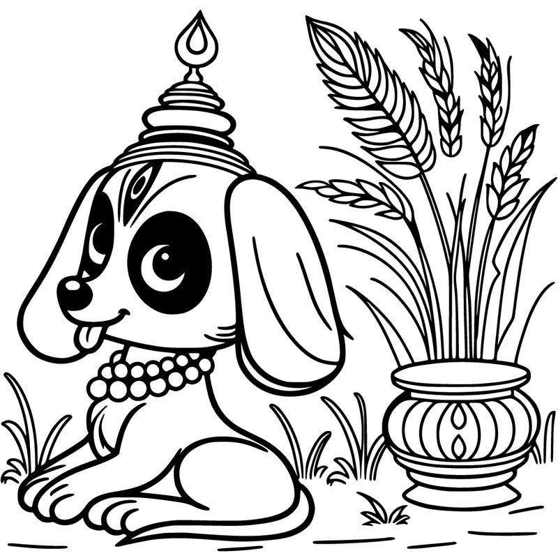 krishna’s dog