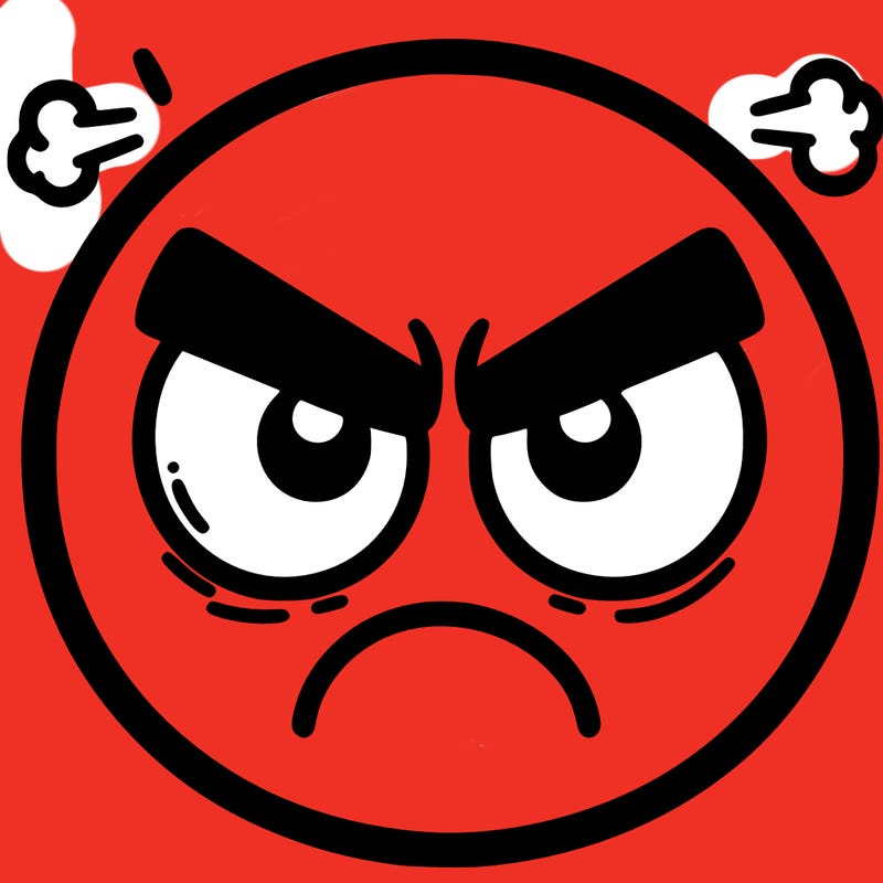 angry face