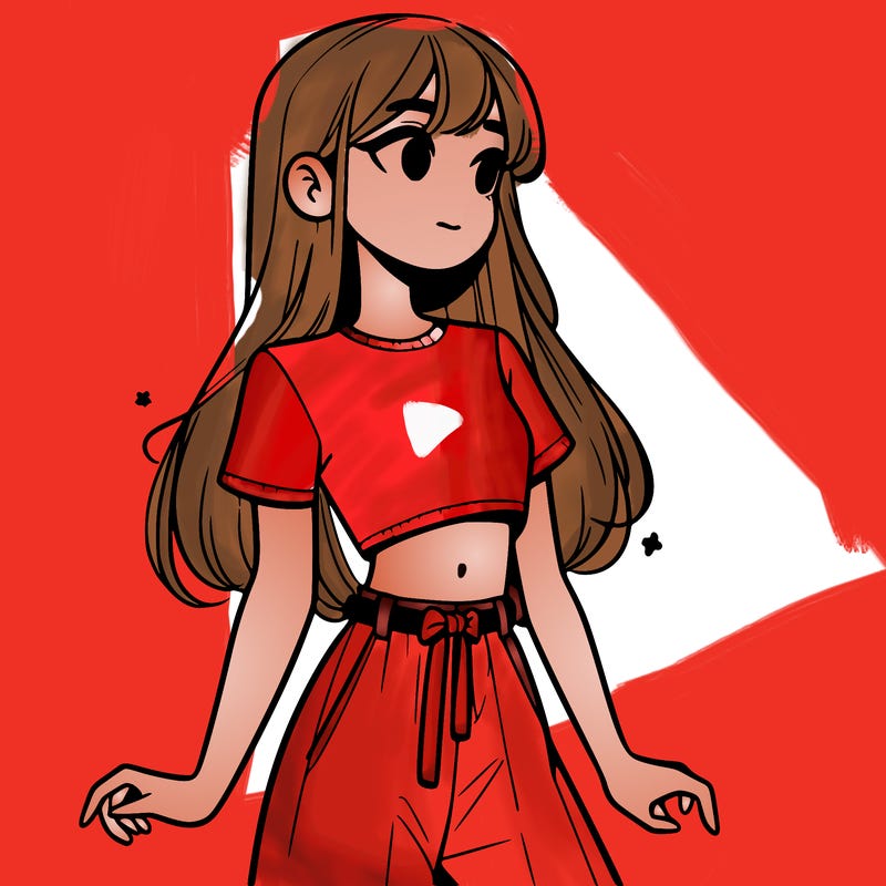 girl in a cute crop top