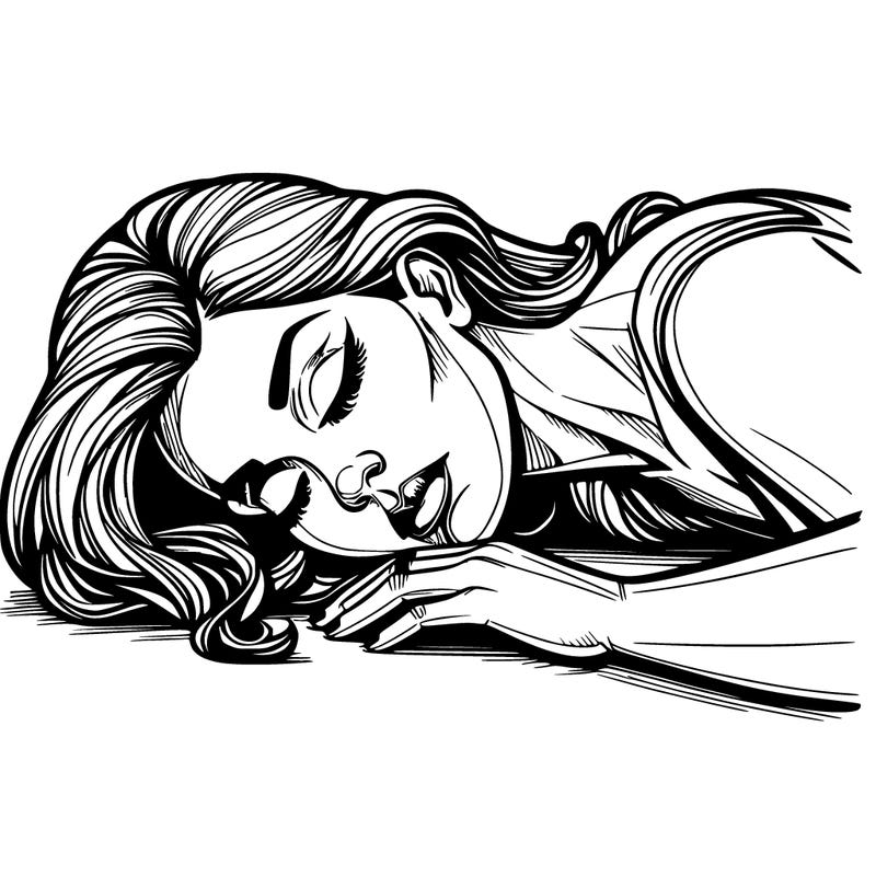 realistic woman dead