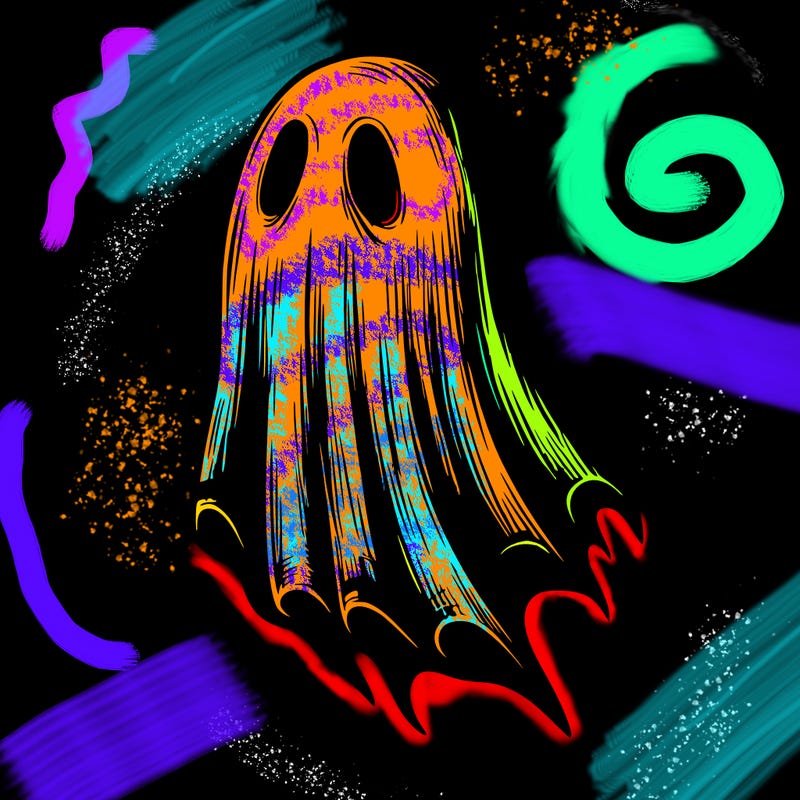 realistic creepy ghost