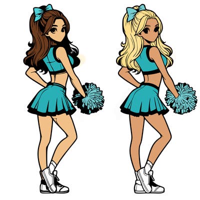 realistic cheerleader