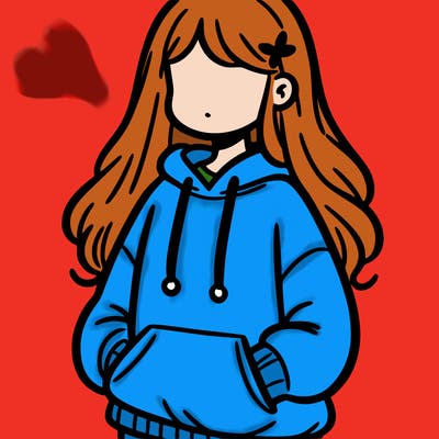 girl in sweatshirt