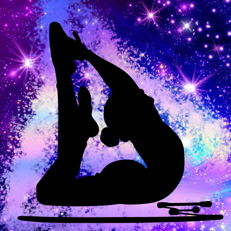 very beautiful gymnast