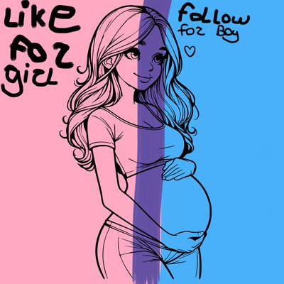 realistic pregnant girl