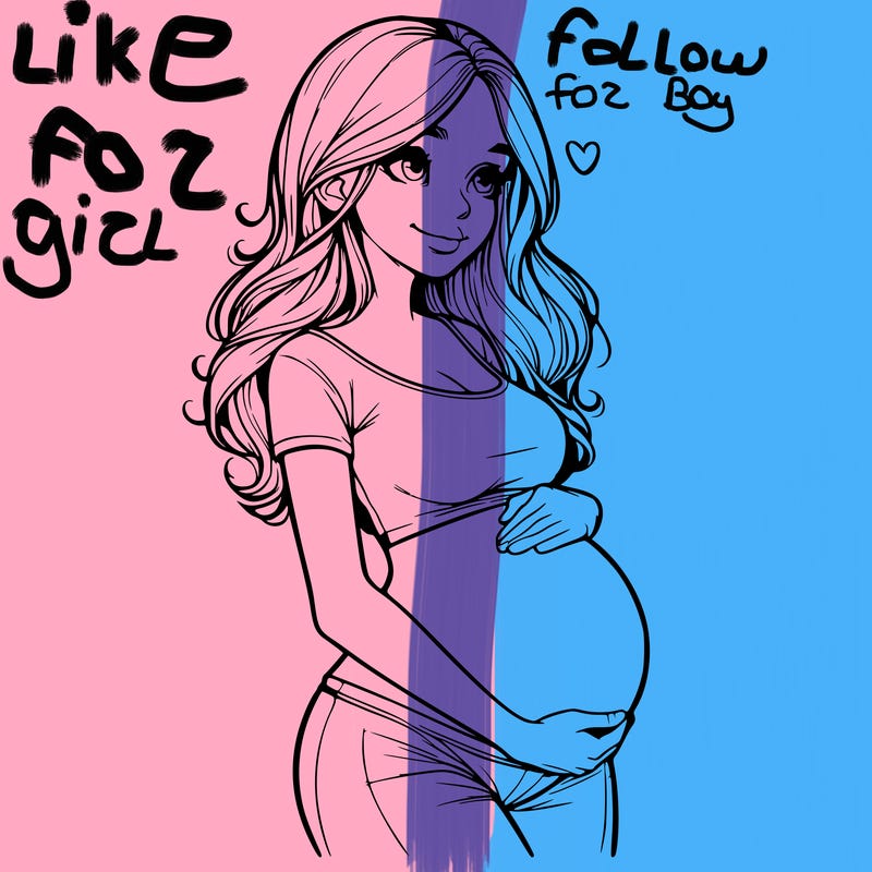 realistic pregnant girl