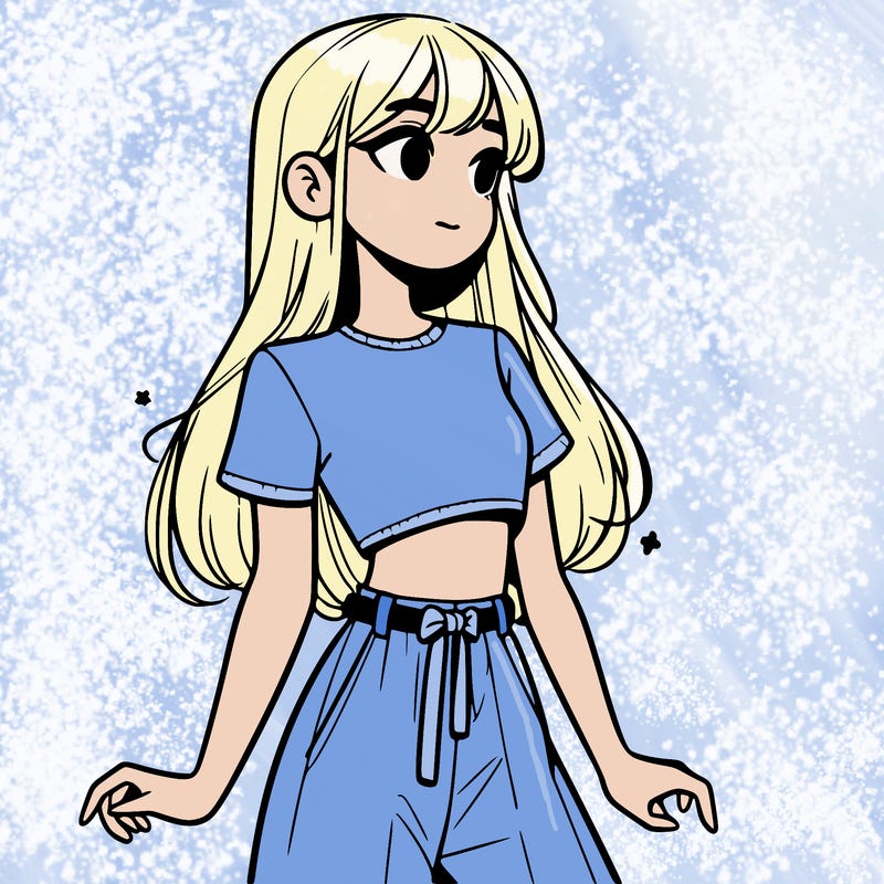 girl in a cute crop top