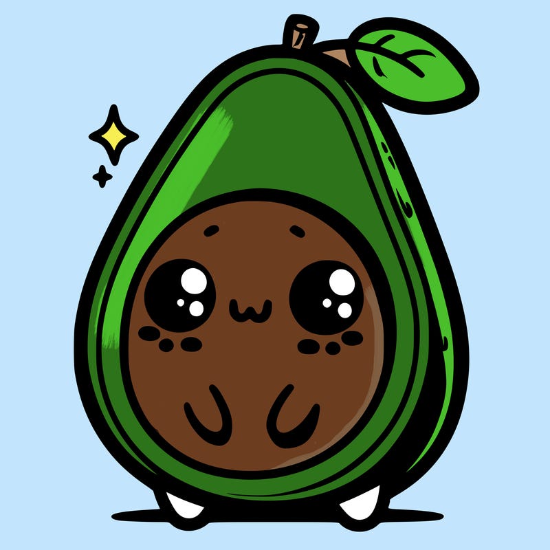 cute avocado