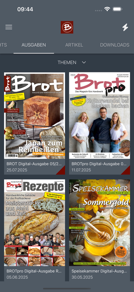 Brot Magazin - Edições digitais da Brot Magazin para panificação artesanal
