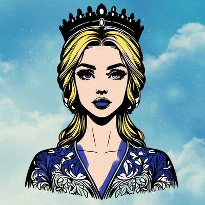 realistic beautiful queen