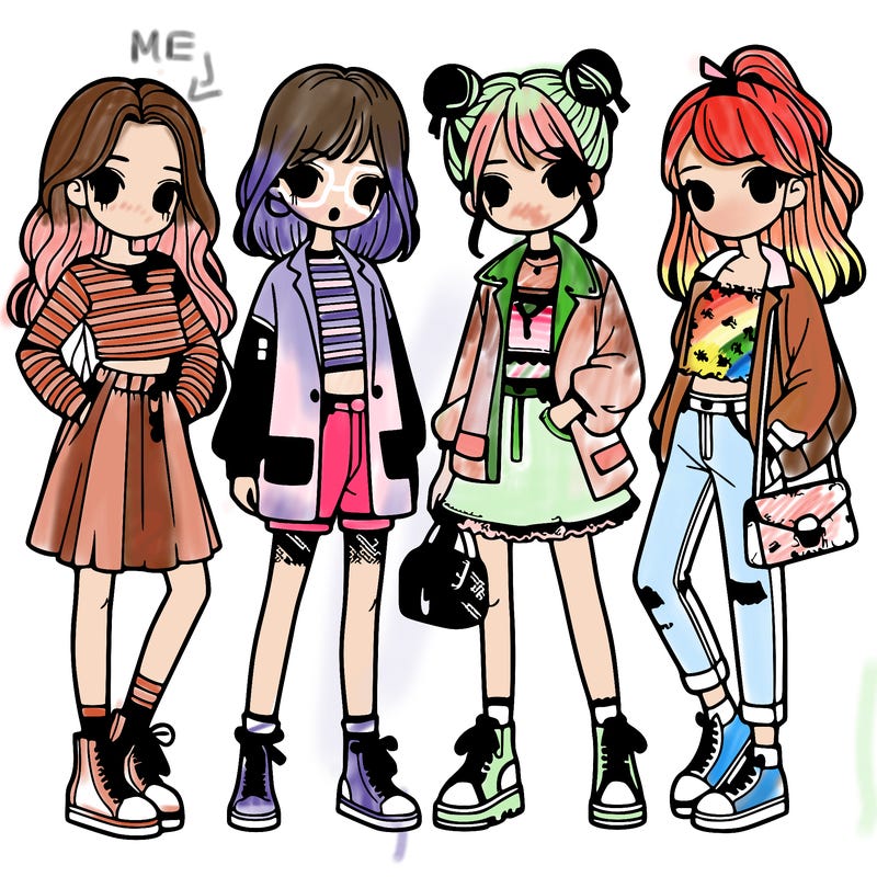 girls with fashion