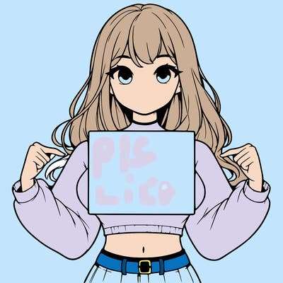 girl holding a blank sign in a long sleeve crop top