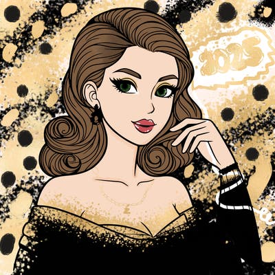 an elegant woman