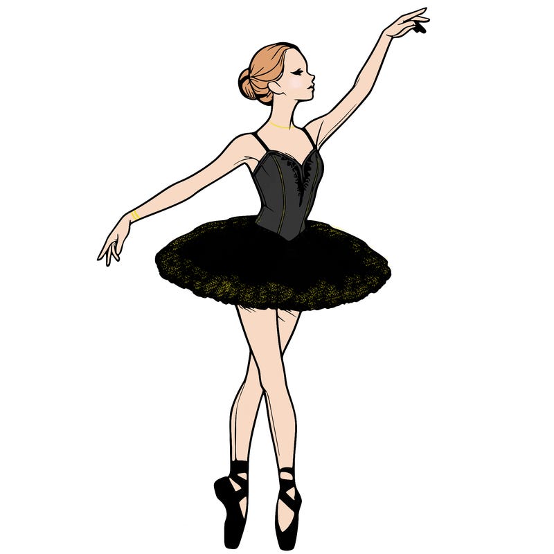 realistic ballerina