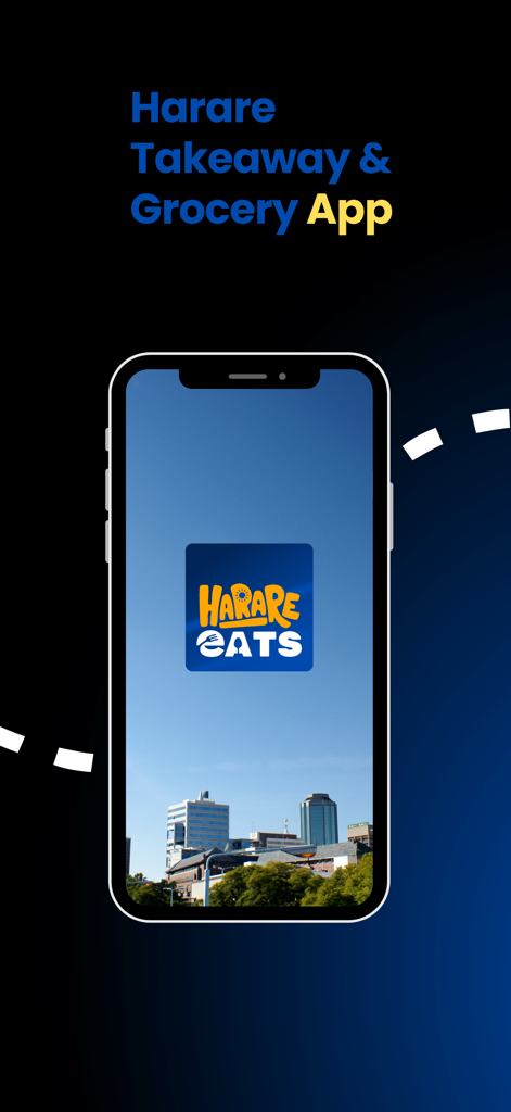 Harare Eats mobile app for takeaway and grocery delivery in Harare.