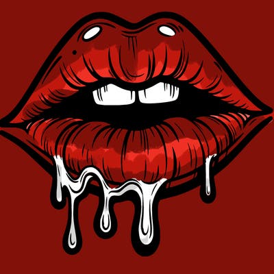 lips that look realistic and drip