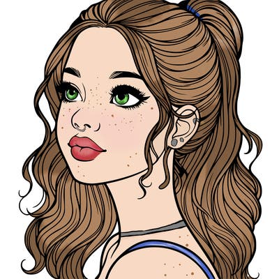 beautiful realistic girl