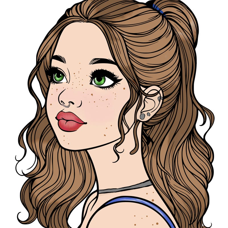 beautiful realistic girl