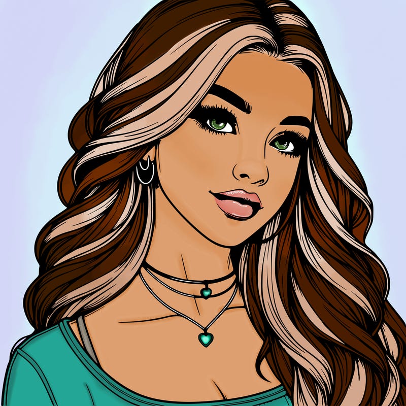 detailed realistic girl