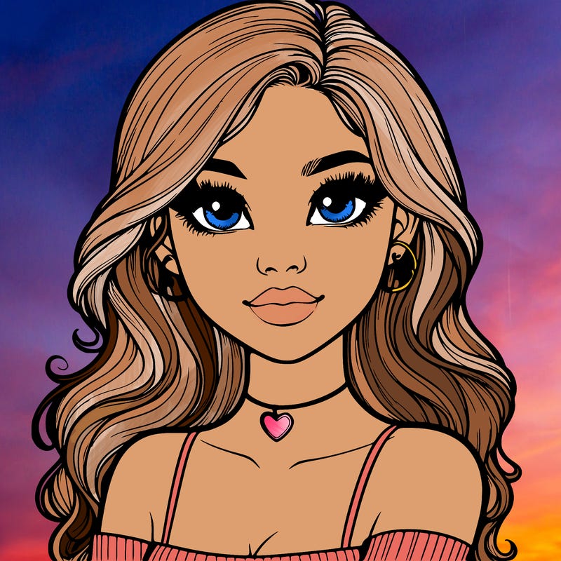 realistic pretty girl