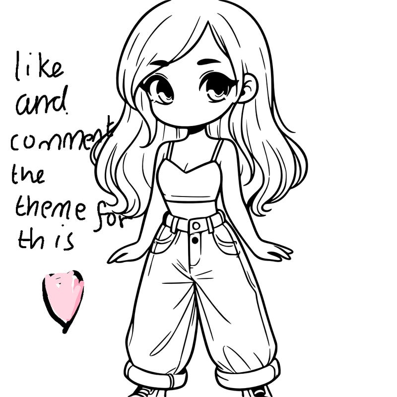 cute girl in a crop top ang baggy jeans