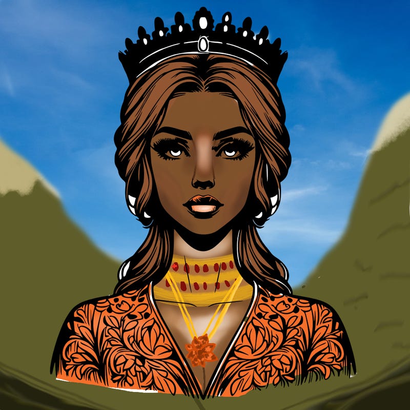 realistic beautiful queen