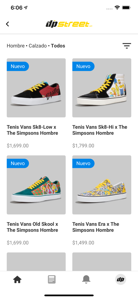 dp - Colección de zapatillas Vans The Simpsons para hombre en el catálogo de la app dp.