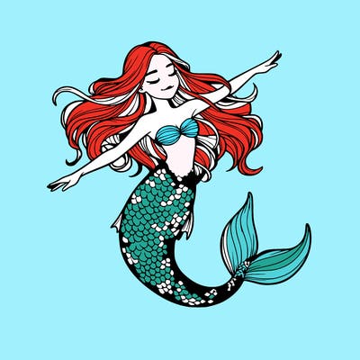 mermaid realistic