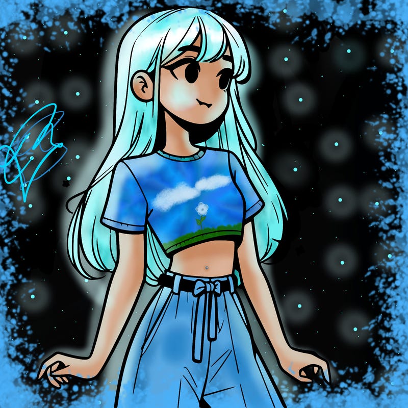 girl in a cute crop top