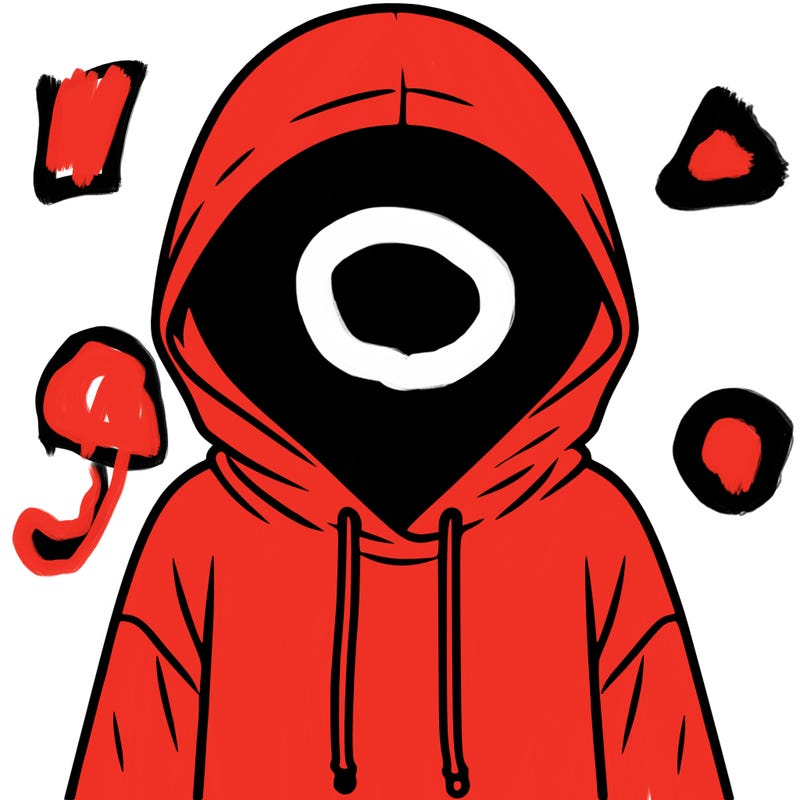 faceless girl in hoodie