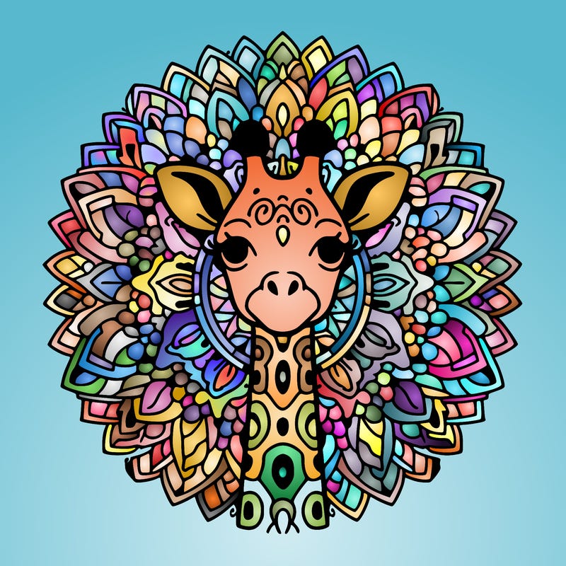 ziraffe mandala