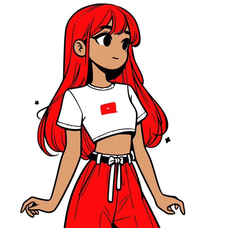 girl in a cute crop top