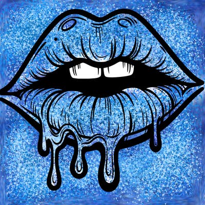 lips that look realistic and drip