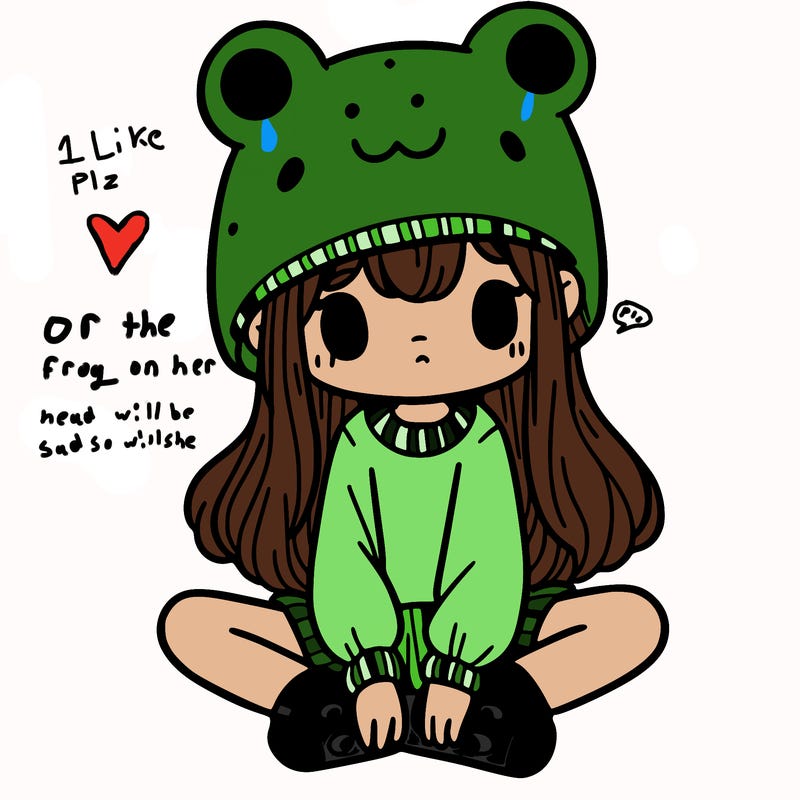 a girl wearing a frog hat and some frog socks