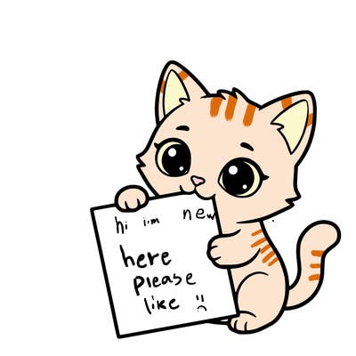 a small cat with a blank sheet of paper in its hand. the cat is sooooooo cute!