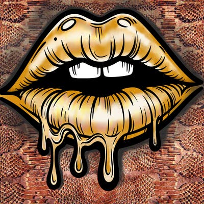 lips that look realistic and drip