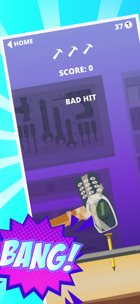 Hammer & Nail - Carpenter Hero - Gameplay of Hammer and Nail Carpenter Hero featuring a vintage phone as a hammer skin